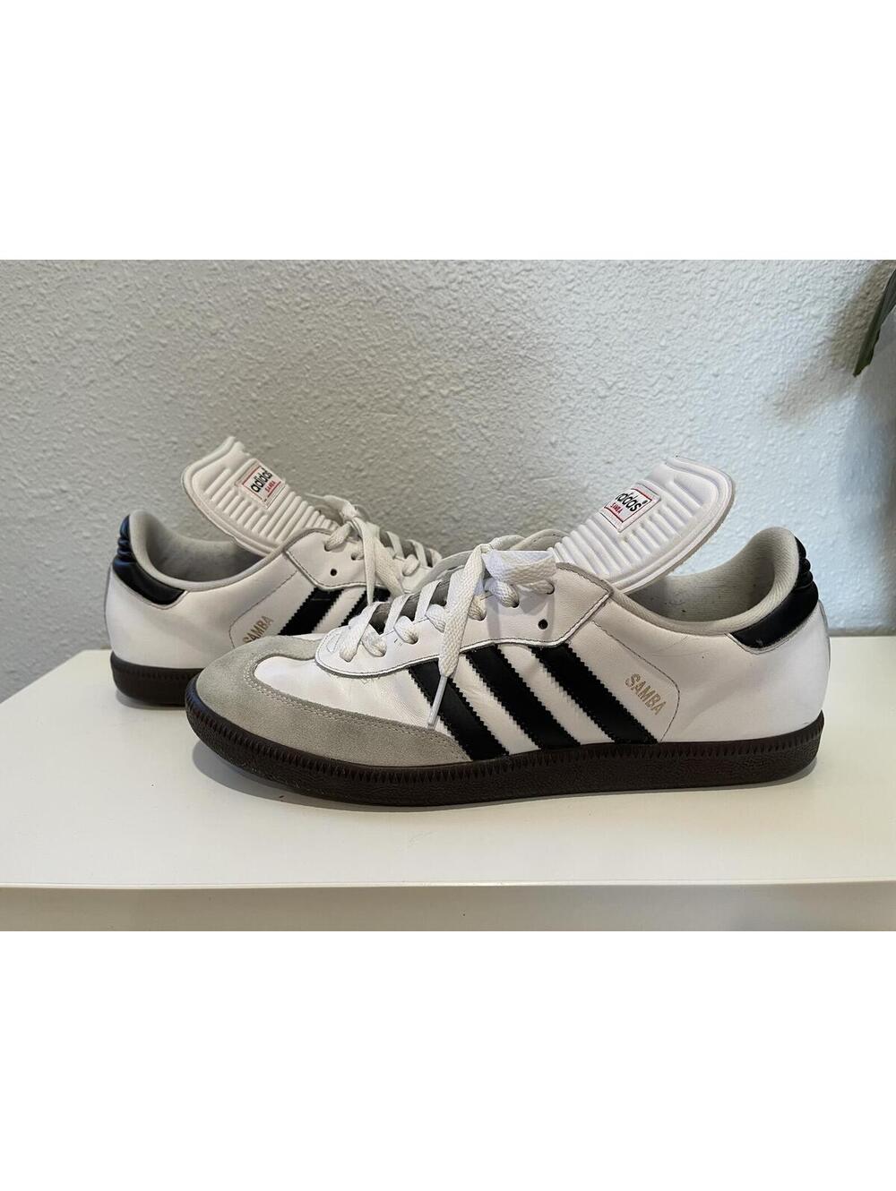 Adidas Samba Classic White and Black Sneakers